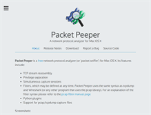 Tablet Screenshot of packetpeeper.org